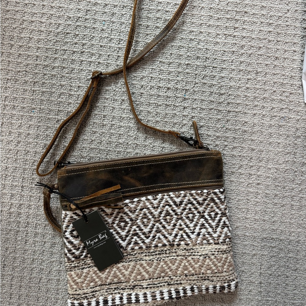 Brown Boho Crossbody Bag